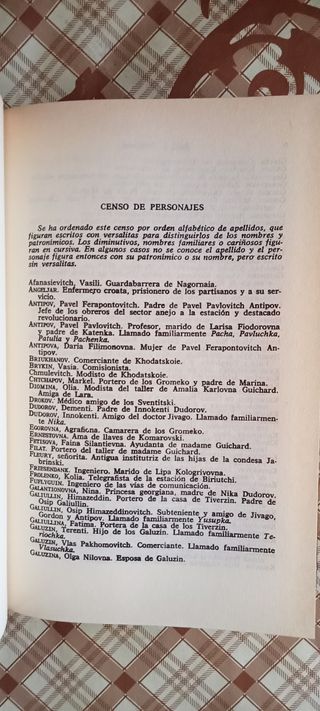 El doctor Zhivago - Boris L. Pasternak 