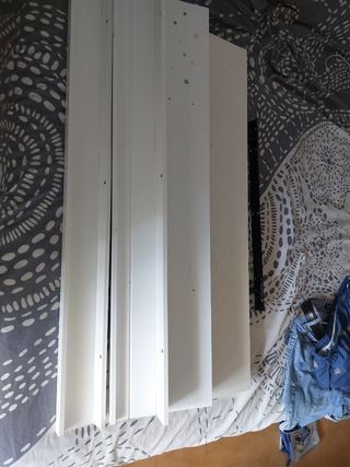 Estantes pared IKEA blancos