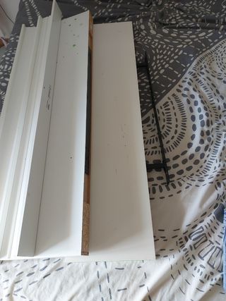 Estantes pared IKEA blancos