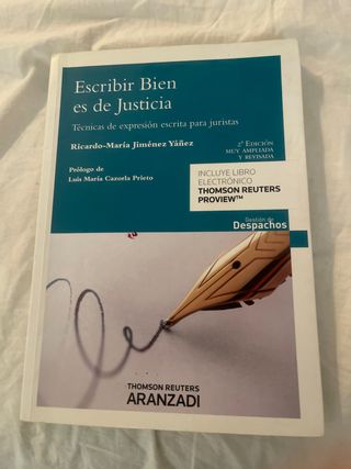 Escribir bien es de justicia (Papel + e-book): ...