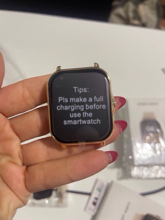 Smartwatch Quad Preto, Rose Gold ou Dourado