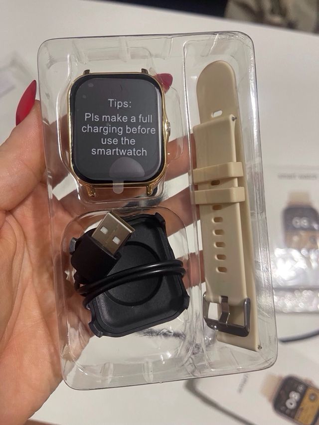 Smartwatch Quad Preto, Rose Gold ou Dourado