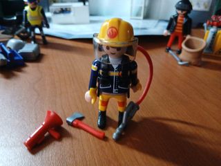 Playmobil Bombero con equipo