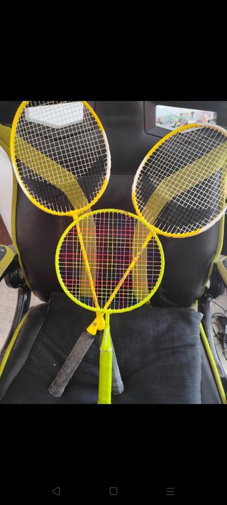 3 Raquetas Bádminton - Nuevos