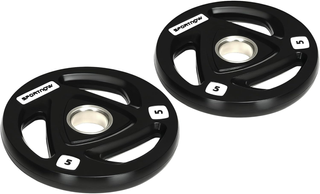 Set di 2 Dischi Pesi da 2x5/10/15/20kg in Acciaio 