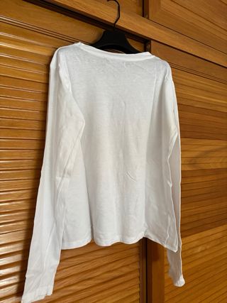 Camiseta manga larga Inside blanca