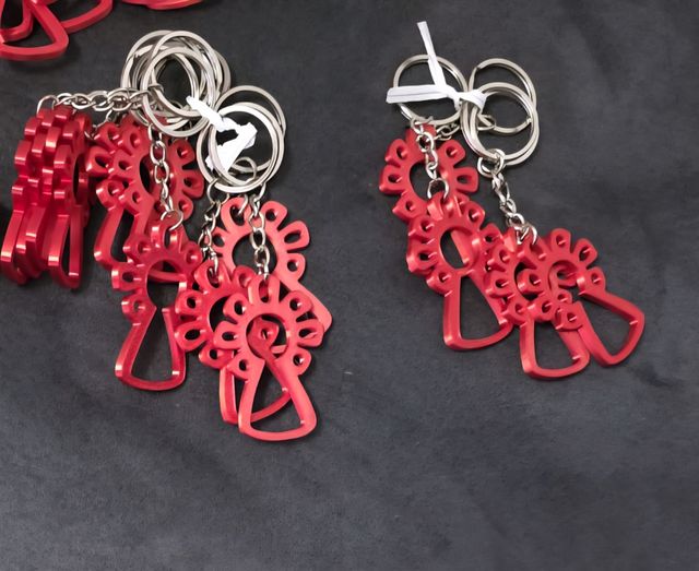 Llavero Virgen del Pilar 3D