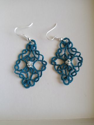 Pendientes artesanales turquesa