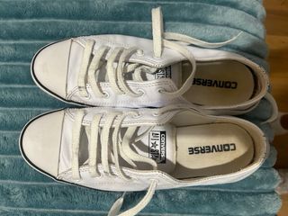 Zapatillas Converse blancas de piel