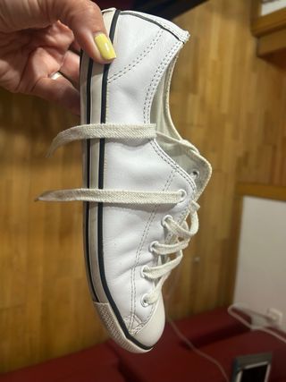 Zapatillas Converse blancas de piel