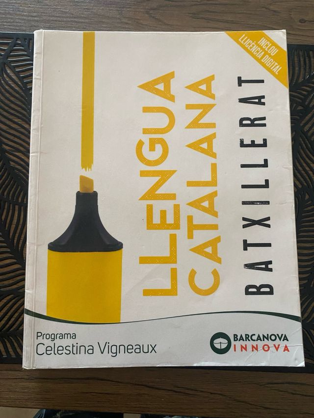 Celestina Vigneaux. Batxillerat. Llengua catalana