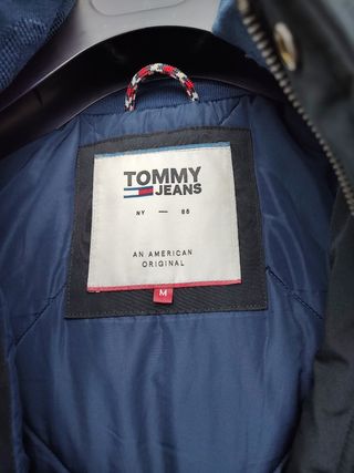 Giacca parka Tommy Jeans nera tg M