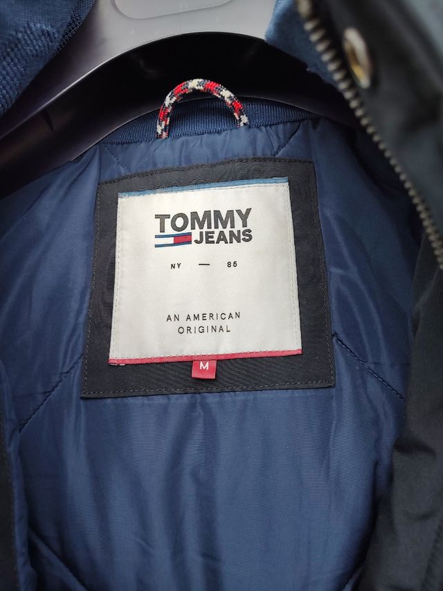 Giacca parka Tommy Jeans nera tg M