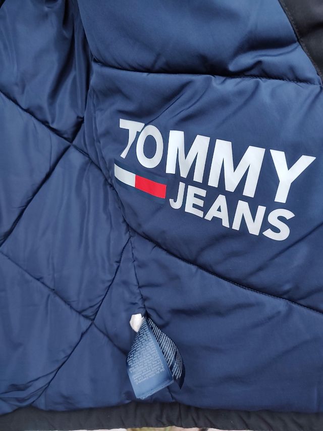 Giacca parka Tommy Jeans nera tg M