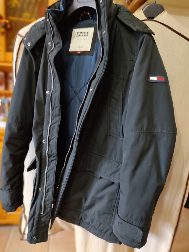 Giacca parka Tommy Jeans nera tg M