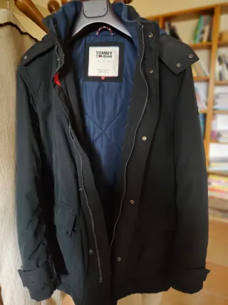 Giacca parka Tommy Jeans nera tg M