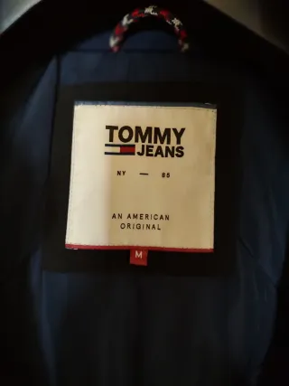 Giacca parka Tommy Jeans nera tg M