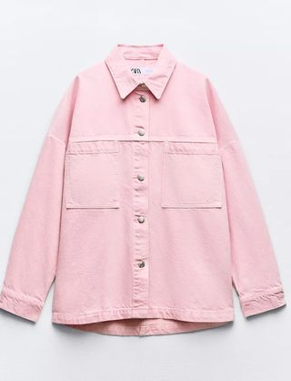 Sobrecamisa rosa Zara - Talla única