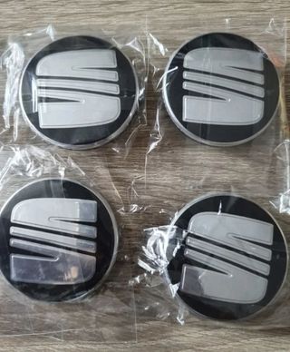 TAPABUJES RUEDA LLANTA SEAT LEON IBIZA CUPRA 56MM 