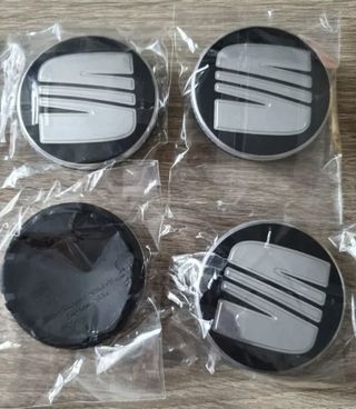 TAPABUJES RUEDA LLANTA SEAT LEON IBIZA CUPRA 56MM 