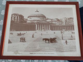 Foto d'epoca Napoli, Piazza del Plebiscito