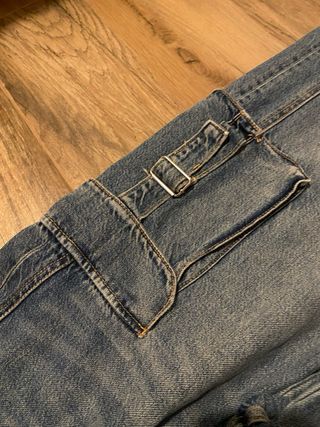 Mono vaquero Zara cargo azul