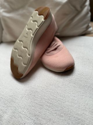 Zapatillas Yucs rosa mujer. Lana merina.