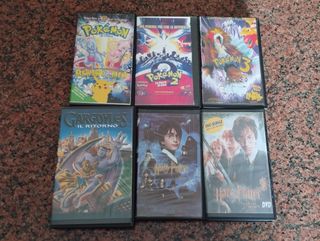 Lotto 60+ VHS cartoni animati 