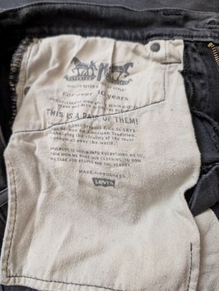 Levi's 519 Skinny Jeans Hombre - Negro