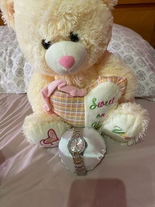 Reloj Guess Mujer | Rosa y Plata
