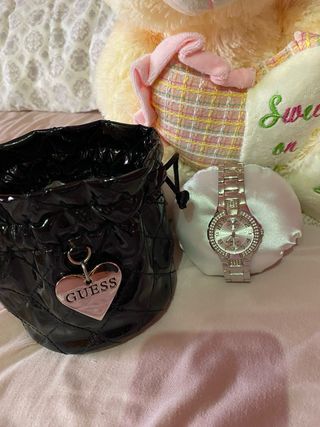 Reloj Guess Mujer | Rosa y Plata