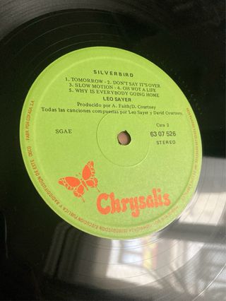 LP disco Vinilo Leo Sayer