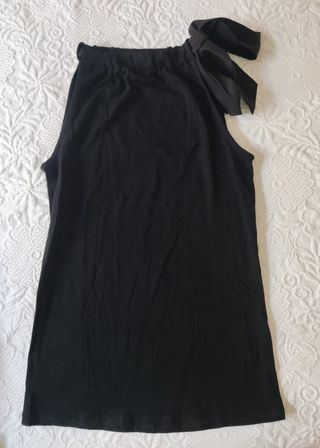 Top Massimo Dutti negro - Talla S