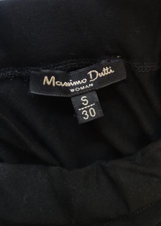 Top Massimo Dutti negro - Talla S