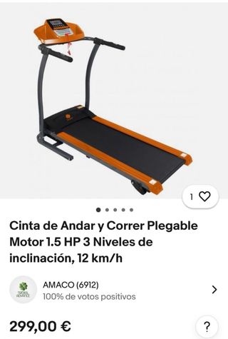 Cinta correr Plegable casi nueva!