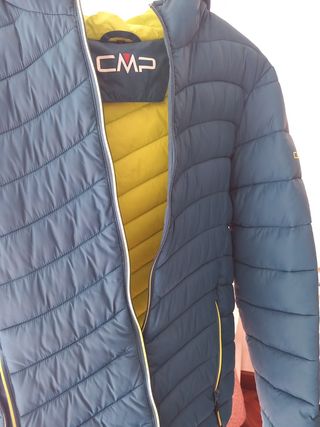 Plumífero CMP azul y amarillo
