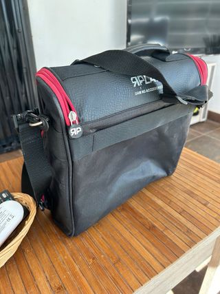 Mochila consola negra y roja