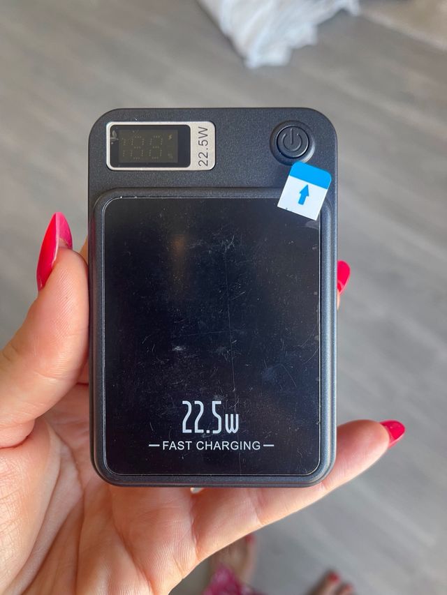 Power Bank 22.5w sem fios