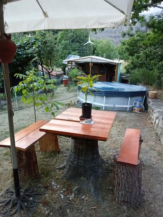 Finca rústica con invernadero