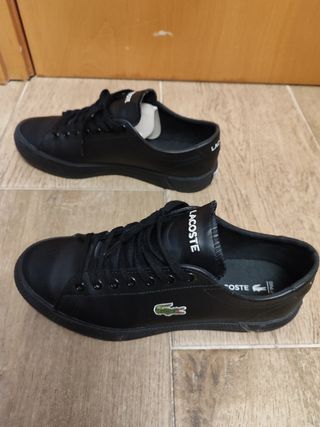 Zapatillas Lacoste negras nuevas a estrenar 