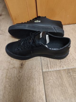 Zapatillas Lacoste negras nuevas a estrenar 