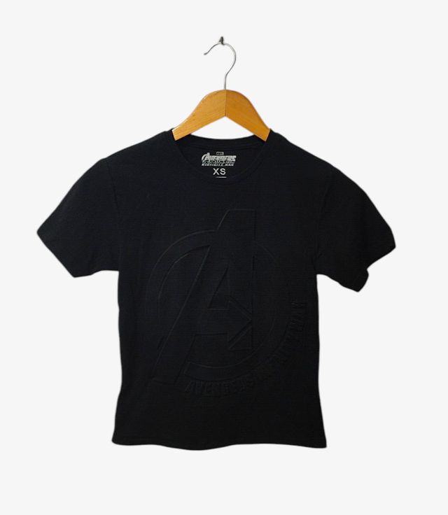 Camiseta negra Marvel mujer Talla XS