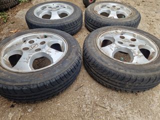 4 Llantas Opel aluminio 4 tornillos- Neumáticos