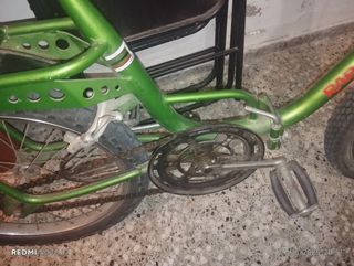Bicicleta niño vintage verde