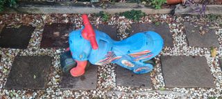 Lote juguetes niños: tobogán, moto y tractor