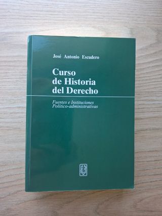 Curso de Historia del Derecho
