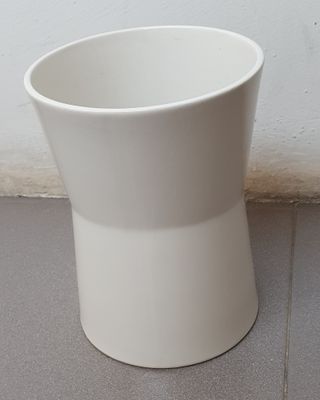Jarrón Ikea blanco - Cerámica