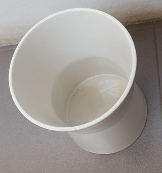 Jarrón Ikea blanco - Cerámica
