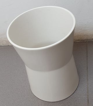 Jarrón Ikea blanco - Cerámica