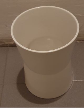 Jarrón Ikea blanco - Cerámica